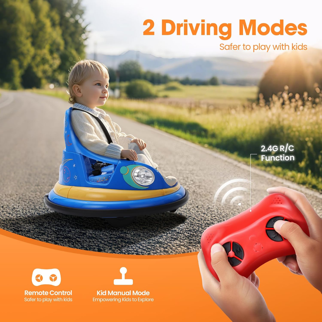 Electric Bumper Car for Kids with Remote Controller