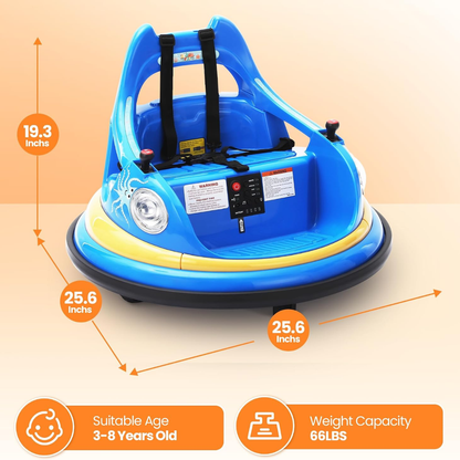 Electric Bumper Car for Kids with Remote Controller