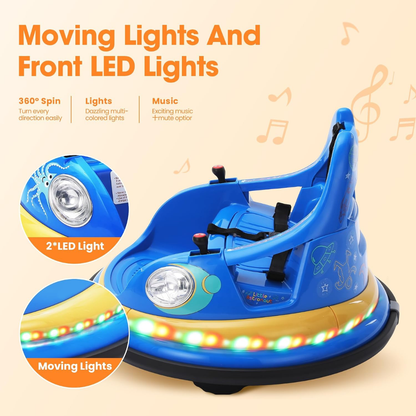 Electric Bumper Car for Kids with Remote Controller
