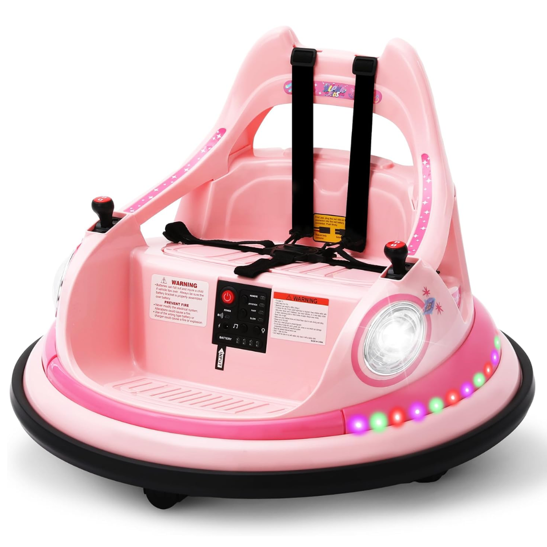 Electric Bumper Car for Kids with Remote Controller